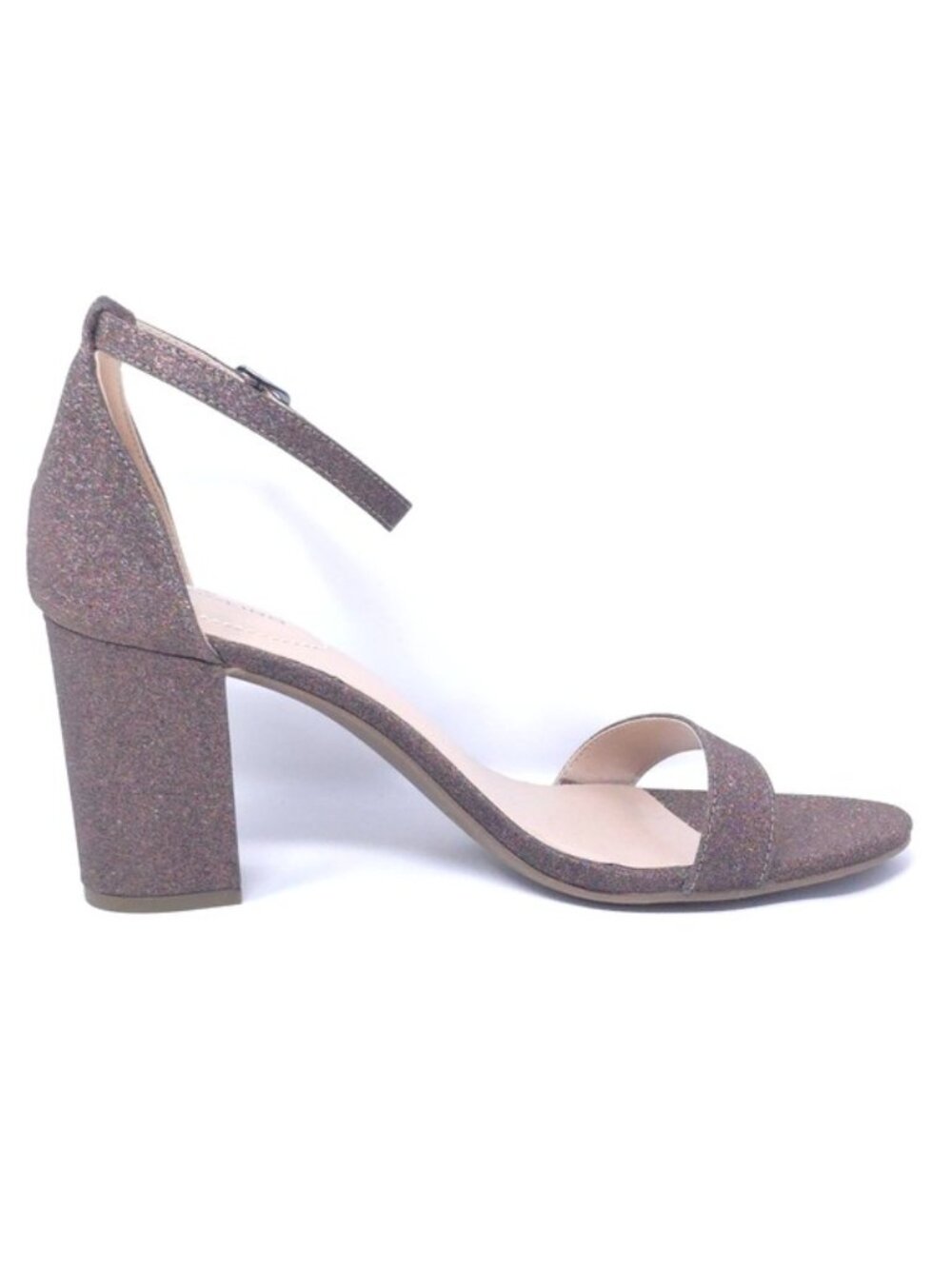 Bandolino Armory Bronze Glitter Strappy Heeled Sandals Size 10M - Picture 8 of 12